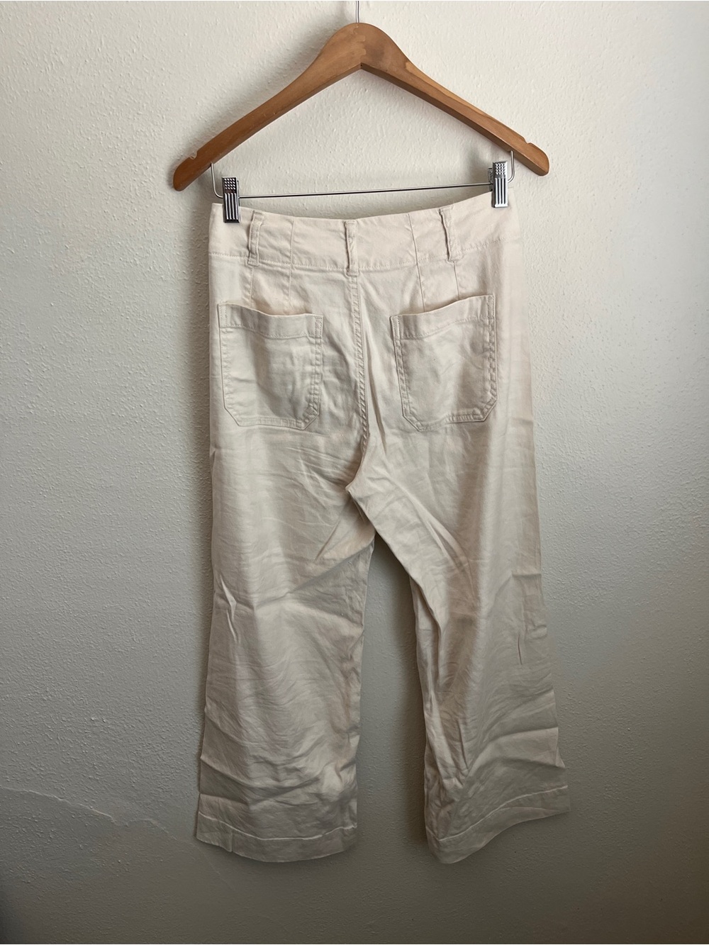 Maeve Colette Wide-Leg Pants in a linen blend - Picture 5 of 9